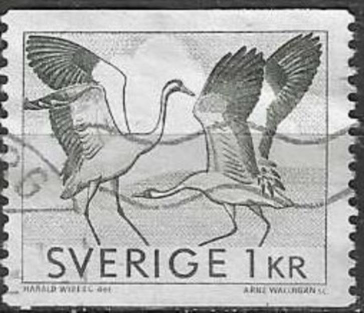 Zweden 1968 - Yvert 583 - Kraanvogels (ST), Postzegels en Munten, Postzegels | Europa | Scandinavië, Zweden, Verzenden