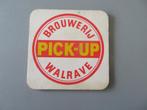 oud bierviltje brouwerij Pick - Up Walrave, Verzenden, Zo goed als nieuw, Viltje(s), Overige merken