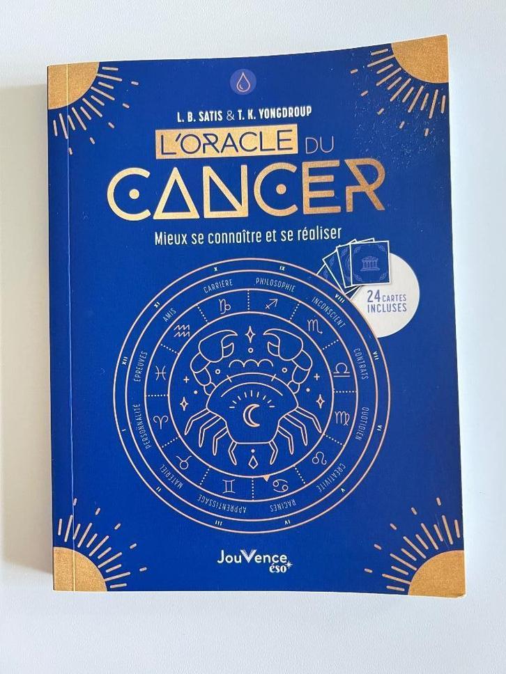 Livre L'oracle du cancer, Boeken, Esoterie en Spiritualiteit, Gelezen, Overige typen, Astrologie, Ophalen of Verzenden