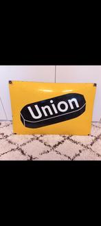 Emaille reclamebord Union jaren 30, Verzamelen, Ophalen of Verzenden, Reclamebord