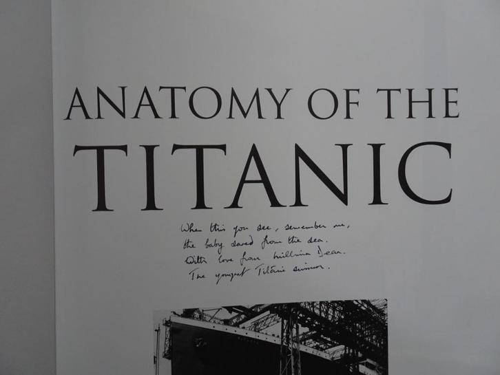 Anatomy of the Titanic. Orgineel GESIGNEERD! UNIEK!, Boeken, Geschiedenis | Wereld, Zo goed als nieuw, Ophalen