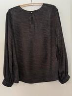 Feestelijke glanzende bloes LOUISE - maat 44 - prima staat, Ophalen of Verzenden, Zo goed als nieuw, Maat 42/44 (L), Zwart
