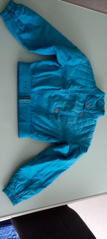 Gilet de ski bleu sarcelle + pantalon de ski pour femmes