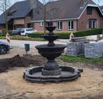 Antraciet look fontein met rand, Tuin en Terras, Waterpartijen en Fonteinen, Ophalen of Verzenden, Nieuw, Beton, Fontein