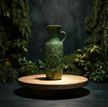 Grote vaas van West Germany 1970 beschikbaar voor biedingen