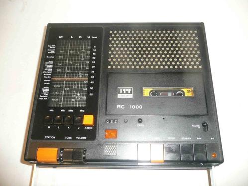 radio + K7 ITT Schaub Lorenz RC1000 (n°1) restauré - impec, Audio, Tv en Foto, Radio's, Zo goed als nieuw, Radio, Ophalen of Verzenden
