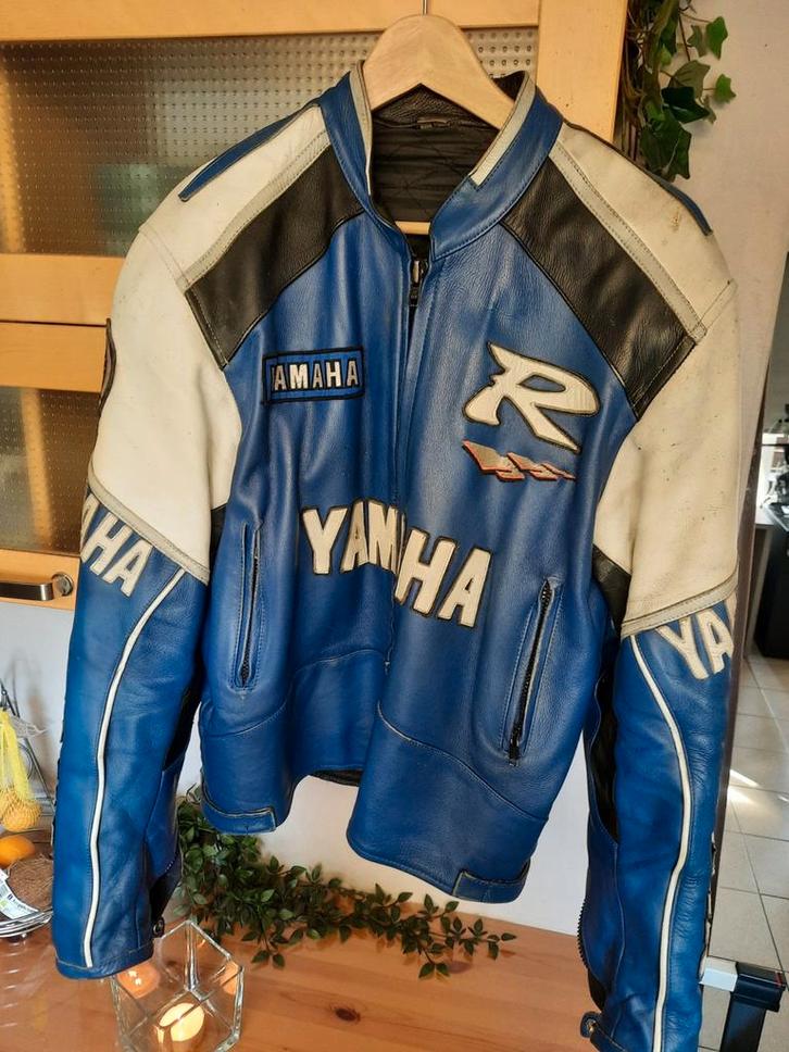 Lederen moto vest YAMAHA, Motoren, Kleding | Motorkleding, Ophalen