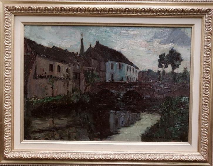 Valentijn de Waele, Antiek en Kunst, Kunst | Schilderijen | Klassiek, Verzenden