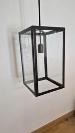 Design plafondlamp in glas en metaal, Ophalen, Gebruikt, Glas