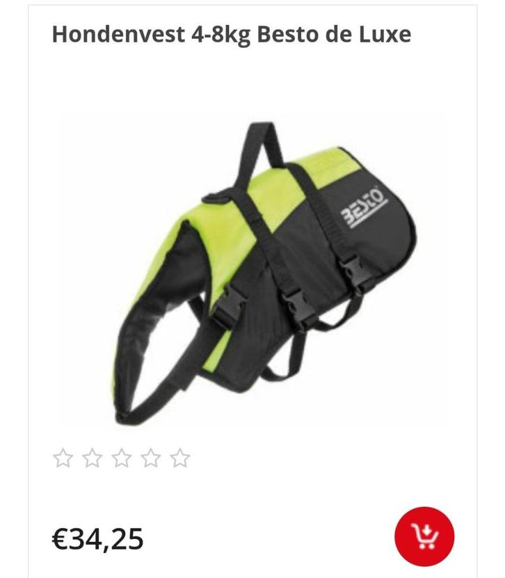 Zwemvest hond, Dieren en Toebehoren, Honden-accessoires, Nieuw, Ophalen of Verzenden