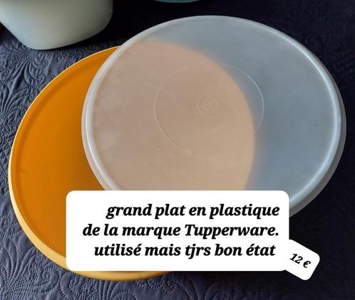 grand plat Tupperware - utilisé  mais  tjrs bon état, Maison & Meubles, Cuisine | Vaisselle, Utilisé, Récipient(s), Autres styles