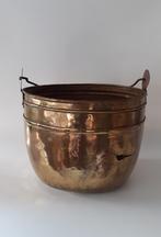 oude koperen ketel met prachtig patina, Ophalen of Verzenden, Koper