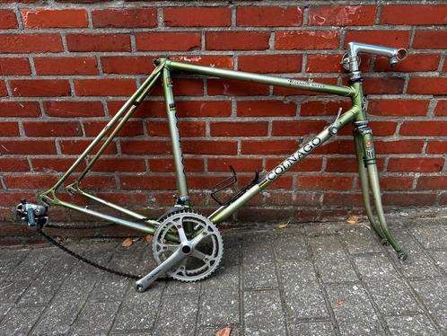 GEEN Colnago-kleine maat vintage stalen koersfiets frame, Fietsen en Brommers, Fietsen | Oldtimers, Ophalen
