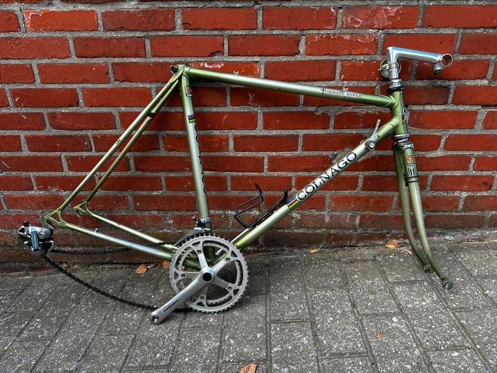 GEEN Colnago-kleine maat vintage stalen koersfiets frame, Fietsen en Brommers, Fietsen | Oldtimers, Ophalen
