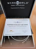 Wireworld Platinum Starlight USB (A=>B), Audio, Tv en Foto, Audiokabels en Televisiekabels, Ophalen, Zo goed als nieuw, Minder dan 2 meter