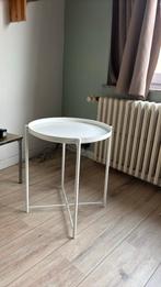 Table ronde / rond tafeltje Ikea, Huis en Inrichting, Tafels | Bijzettafels, Ophalen, Zo goed als nieuw, Rond