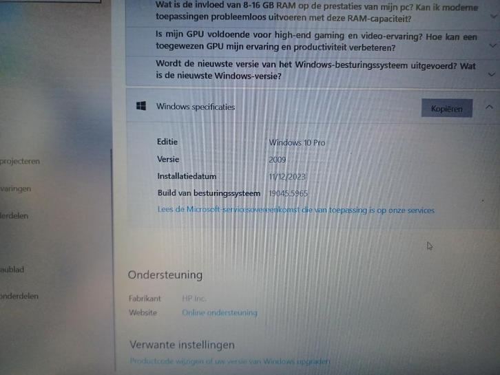 LAPTOP HP PROBOOK i7, Computers en Software, Windows Laptops, Zo goed als nieuw, 15 inch, SSD, 2 tot 3 Ghz, 8 GB, Azerty, Ophalen