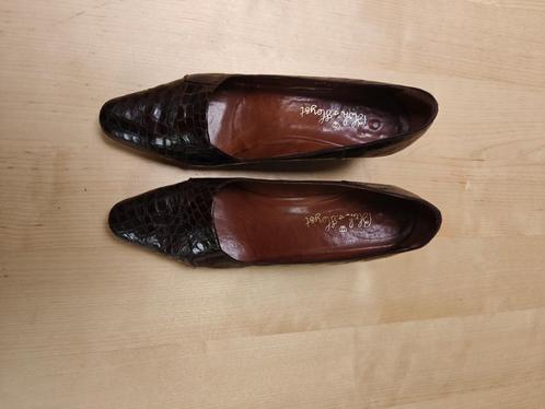 Lederen damesschoenen Blok van Heyst maat 39,5, Kleding | Dames, Schoenen, Gedragen, Schoenen met lage hakken, Zwart, Ophalen of Verzenden