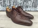 Floris van Bommel bruin grijs slang herenschoenen - Maat 43, Vêtements | Hommes, Chaussures, Floris van bommel, Chaussures à lacets