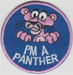 Pink Panther stoffen opstrijk patch embleem #3, Verzamelen, Verzenden, Nieuw