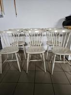 6 keukenstoelen, Huis en Inrichting, Stoelen, Ophalen, Gebruikt, Hout