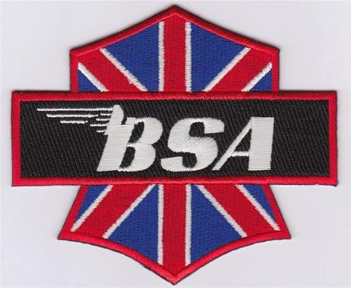 BSA stoffen opstrijk patch embleem #5, Motoren, Accessoires | Overige, Nieuw, Verzenden