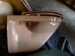 vintage toilet hangmodel Villeroy Boch 70er beige alt rose, Ophalen, Huis en Inrichting
