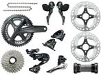 Shimano Ultegra R8020 DISC groepset + pedalen + schijfremmen, Fietsen en Brommers, Ophalen of Verzenden