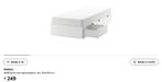 IKEA NORDLI eenpersoonsbed met opbergruimte, Ophalen, 90 cm, Eenpersoons, Wit