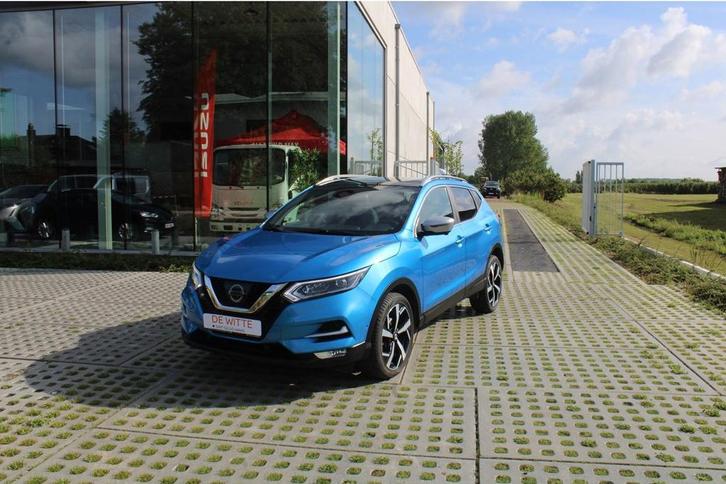 Nissan QASHQAI Tekna DIG-T 115 + Glassroof (bj 2018), Auto's, Nissan, Bedrijf, Te koop, Qashqai, Dodehoekdetectie, Isofix, Keyless entry