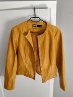 Veste simili cuir Zara, Kleding | Dames, Jasjes, Kostuums en Pakken, Ophalen, Zara, Geel, Maat 42/44 (L)