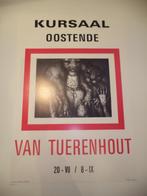 oude affiche Jef VAN TUERENHOUT Kursaal OOSTENDE VTG c1974, Antiek en Kunst, Kunst | Litho's en Zeefdrukken, Ophalen of Verzenden