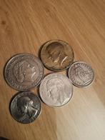 Zilveren munten verschillende landen. Nl. België Swiss. Usa, Setje, Ophalen of Verzenden, België