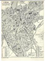 1905 - Liège plan de la ville, Envoi
