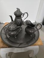 Prachtige 4-delige tinnen koffie- en theeset - Puur Etain 95, Enlèvement ou Envoi