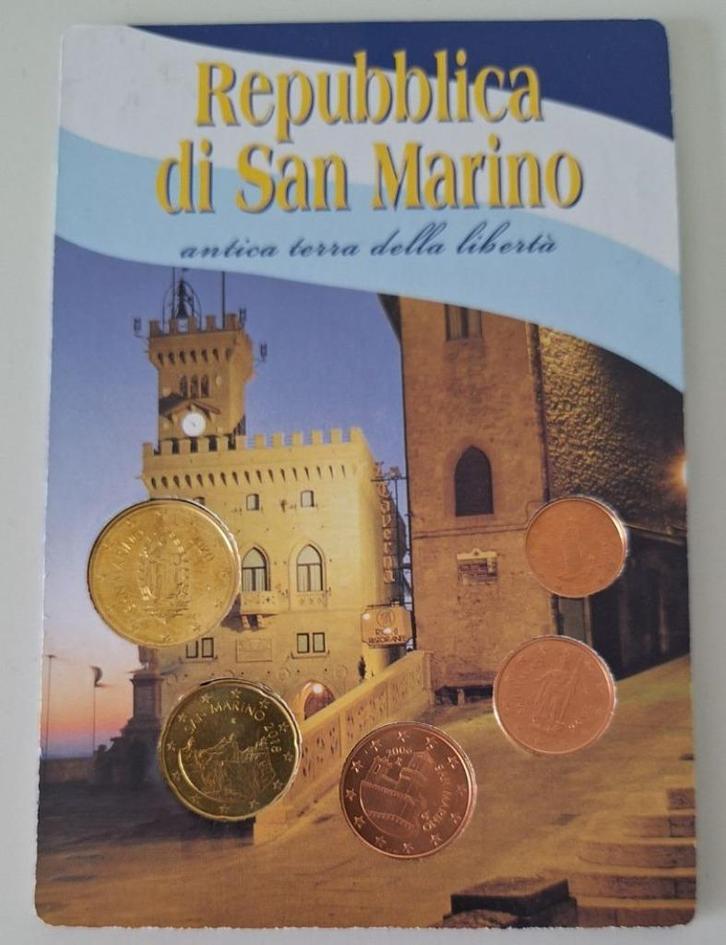 San Marino - Mini BU set I, Postzegels en Munten, Munten | Europa | Euromunten, Setje, Overige waardes, San Marino, Ophalen of Verzenden
