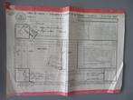 Belgische spoorwegen vrachtbrief 1906 Diest naar Tienen, Verzenden, Zo goed als nieuw, Trein, Overige typen