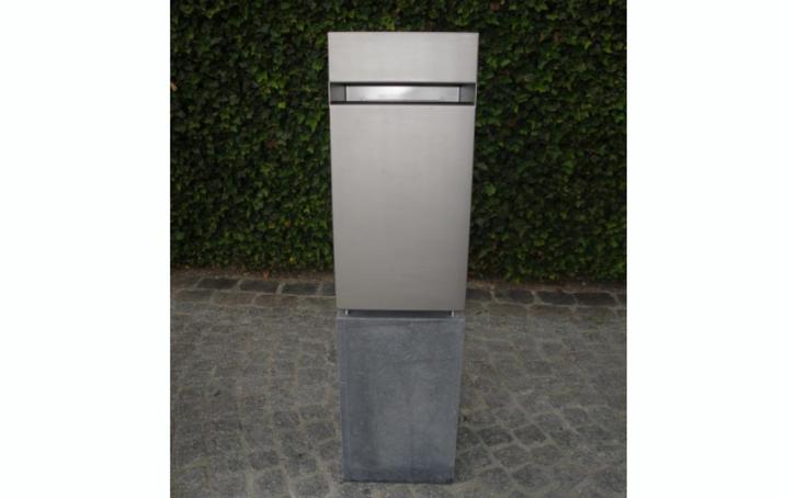 Vrijstaande brievenbus, Katodesign, Archi-Blue Stone, Blue S, Tuin en Terras, Overige Tuin en Terras, Nieuw, Ophalen