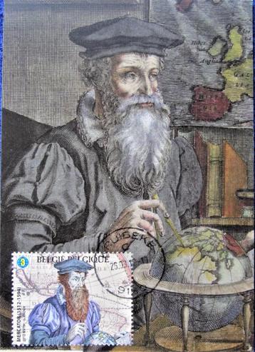 MAXIMAKAARTEN- MERCATOR- HONDIUS, Timbres & Monnaies, Enlèvement ou Envoi, Affranchi, Autres thèmes