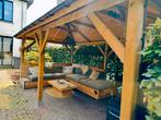 Pergola mét loungebank en salontafel, Tuin en Terras, Ophalen, Zo goed als nieuw
