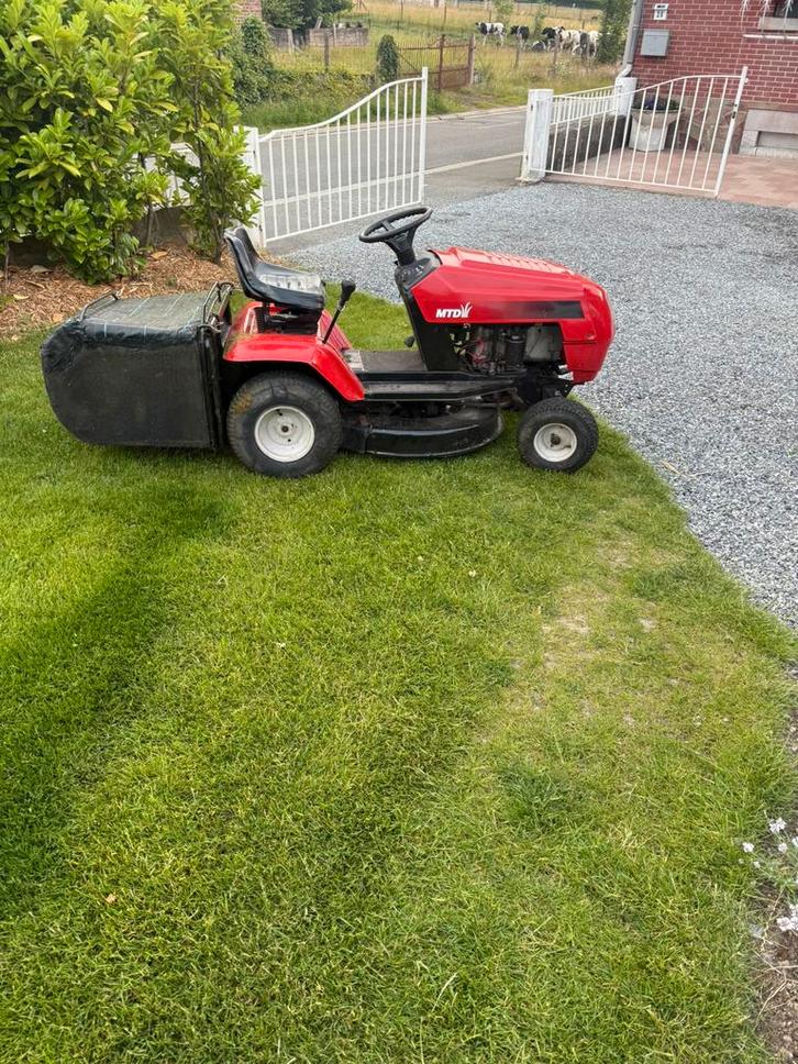 Tracteur tondeuse, Tuin en Terras, Zitmaaiers, Gebruikt, 90 tot 120 cm, Opvangbak, Ophalen of Verzenden