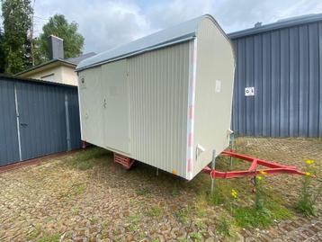 remorque baraque de chantier beschikbaar voor biedingen