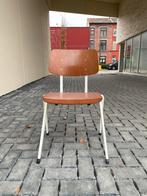 Galvanitas stoel 4 stuks wit/bruin, Maison & Meubles, Chaises, Vintage, Enlèvement, Utilisé, Blanc