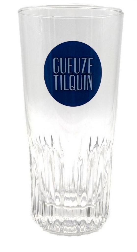 Verre à bière Gueuze Tilquin, Collections, Verres & Petits Verres, Comme neuf, Verre à bière, Enlèvement ou Envoi