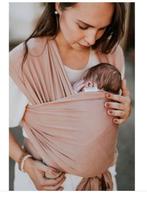 Minu bruine draagdoek. Lichte en rekbare stof., Kinderen en Baby's, Babydragers en Draagdoeken, Ophalen, Zo goed als nieuw, Draagdoek