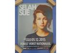 Concertposter: Selah Sue, Rechthoekig Staand, Deurposter of groter, Ophalen of Verzenden, Zo goed als nieuw