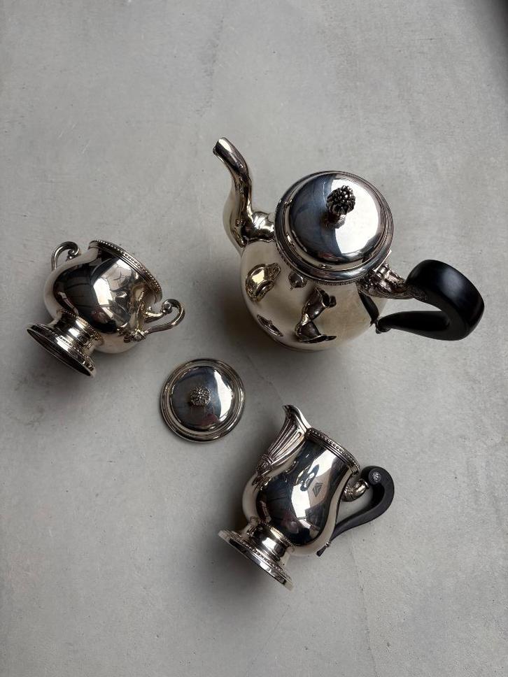 Christofle Koffie/thee set, Antiquités & Art, Antiquités | Services (vaisselle) complet, Enlèvement
