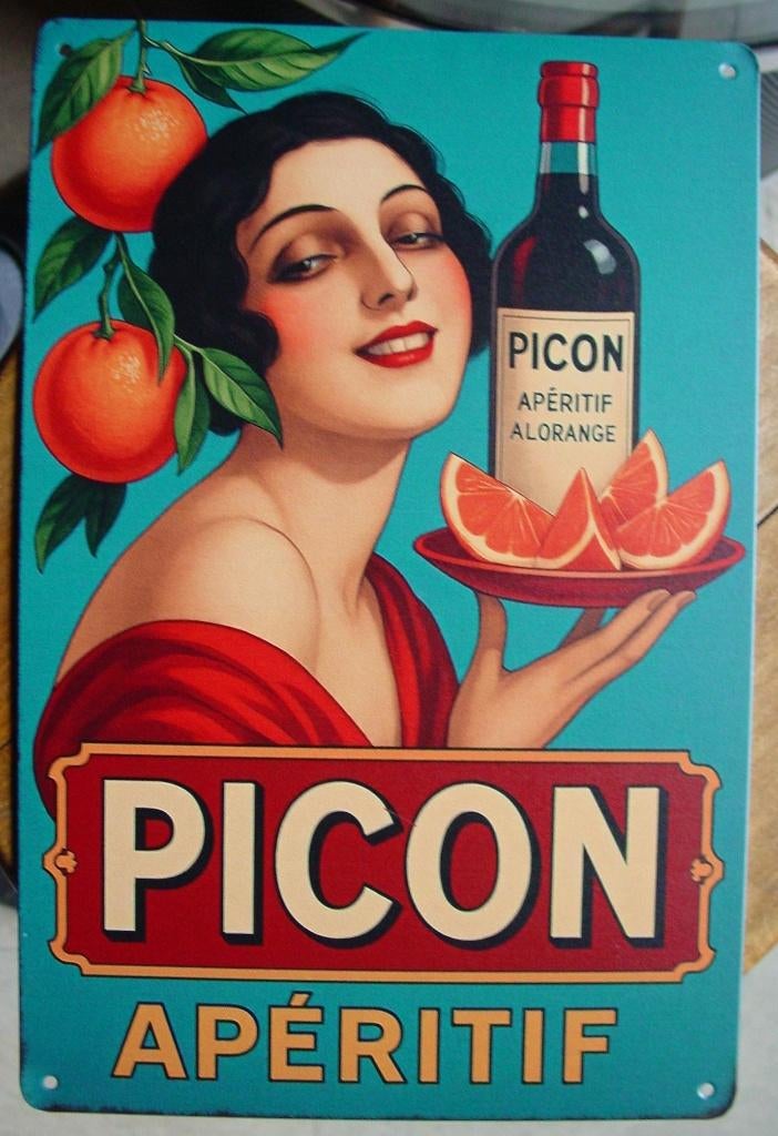 PICON REKLAME -METAAL-, Ophalen of Verzenden