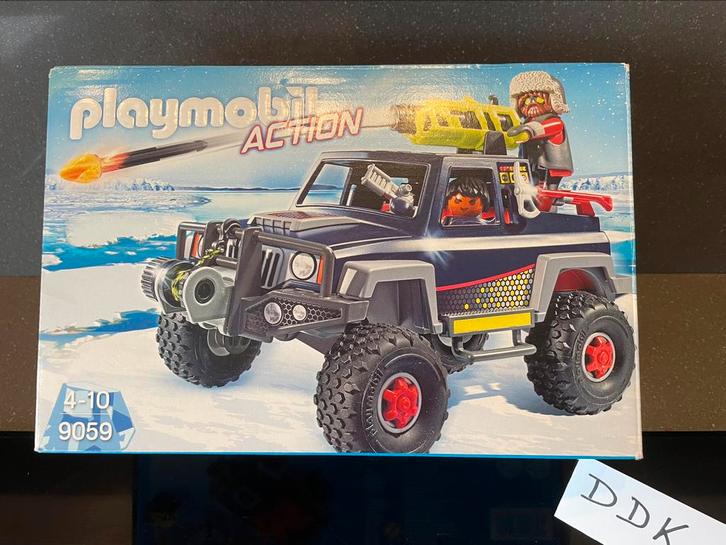 Playmobil sneeuwterreinwagen met ijspiraten, Hobby en Vrije tijd, Modelbouw | Auto's en Voertuigen, Zo goed als nieuw, Truck, Ophalen of Verzenden