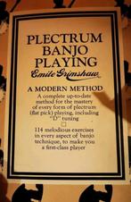 Plectrum banjo playing - Emile Grimshow modern methode, Muziek en Instrumenten, Les of Cursus, Ophalen of Verzenden, Zo goed als nieuw